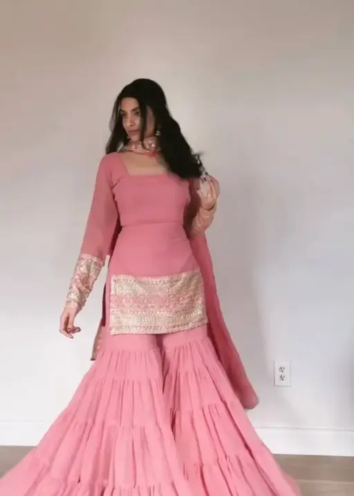 Deepika 5962 Foux Gorgette Occasion