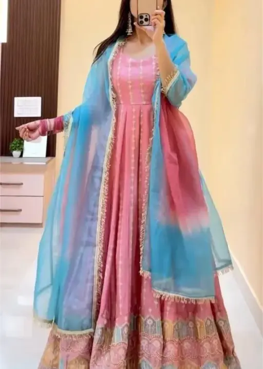 Deepika 5964 Chinon Silk Thread Sequence