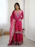 DKT 5121 Pink Chinon Pedding Silk Festive