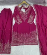 DKT 5155 Chinon Silk Embroidery Festive - Image 5