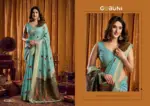 Gobuni Shruti Modal Katha Work Saree Collection - Image 4