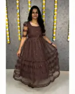 J2 1085 Net With Siqunce Work Long - Image 3