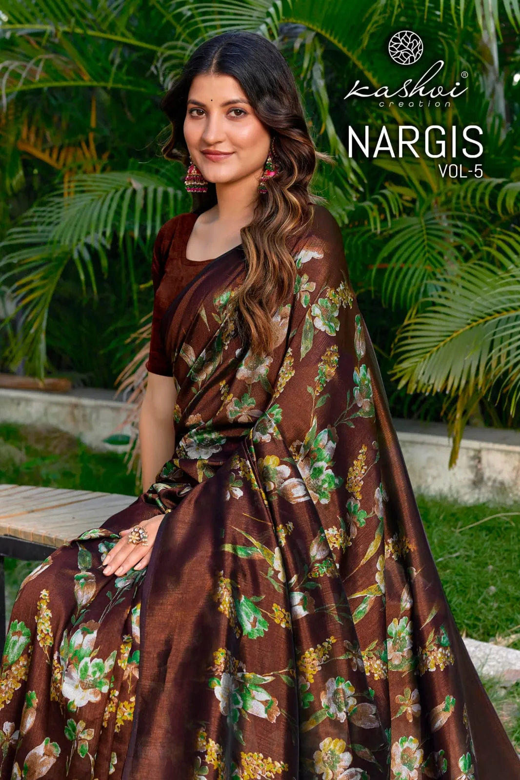 Kashvi Nargis Vol 5 Vichitra Casual Wear Saree Collection Kashvi Nargis Vol 5 Vichitra Casual Wear Saree Collection - Image 1