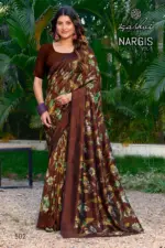 Kashvi Nargis Vol 5 Vichitra Casual Wear Saree Collection - Image 9