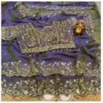 Kc 96 Space Silk Dual Shade Zari Worked Premium Saree Collection - Image 6