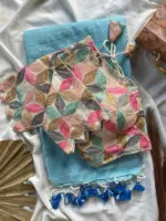 Khadi Work Vol 3 Cotton Saree Designer with Work Blouse Collection - Image 6