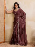 Kiara Angara Rangoli Silk Lace Border - Image 6