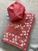 Kiara Corect Soft Net Chikankari Embroidery - Image 3