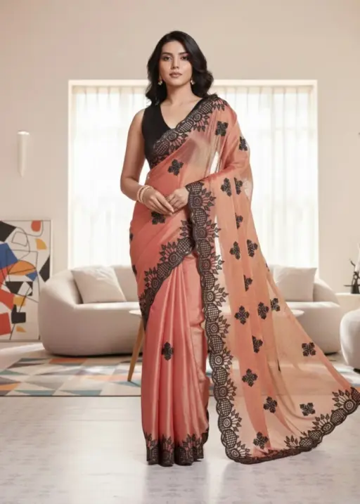 Kiara Grow Fendy Chiffon Embroidery