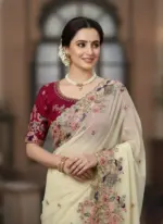 Kiara Onetara Georgette Embroidery Party Wear - Image 4