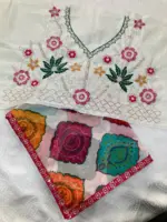 Kiara Rosted Georgette Bandhej Printed - Image 2