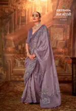 Kreshva Man Morni Tussar Silk with Traditional Kalamkari Saree Collection - Image 10