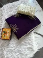 Kusum 804 Soft Vichitra Silk Sequins Embroidery - Image 4