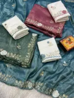 Kusum 811 Gold Crush Thread Embroidery - Image 2