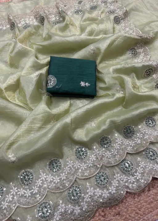 Kusum 812 Gold Crush Thread Work