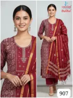 Lakhani Vol 10 Pure Cotton Embroidery Mix Dress Materials - Image 3