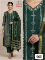 Lakhani Vol 10 Pure Cotton Embroidery Mix Dress Materials - Image 4