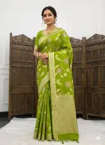 Laxmi 962 Soft Dola Silk Meenakari Weaving - Image 8