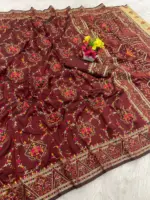 Laxmi 965 Rajwadi Pashmina Silk Weaving Saree