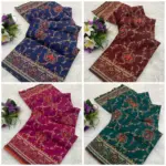 Laxmi 965 Rajwadi Pashmina Silk Weaving Saree - Image 4