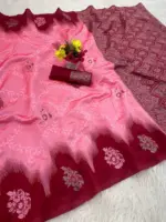 Laxmi 968 Pure Banarasi Silk Flowers Design - Image 6
