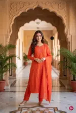 Laxmy Vol 34 Orange Cotton