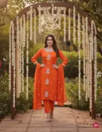 Laxmy Vol 36 Rayon Slub Embroidery Fastival - Image 3