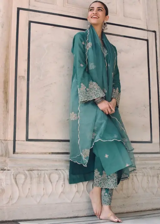 LFK Neha Rayon Slub Embroidery