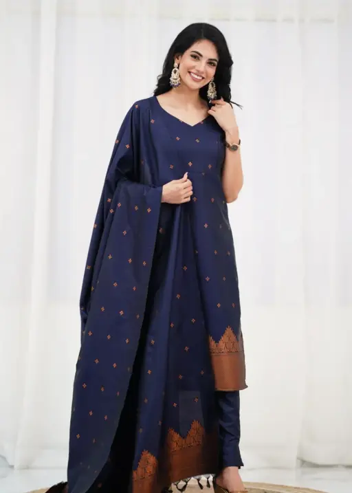 LFK Sanvi Blended Silk Pongal Festival