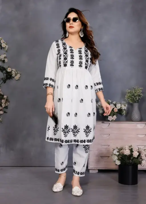 LFK Viral Rayon Slub Embroidery