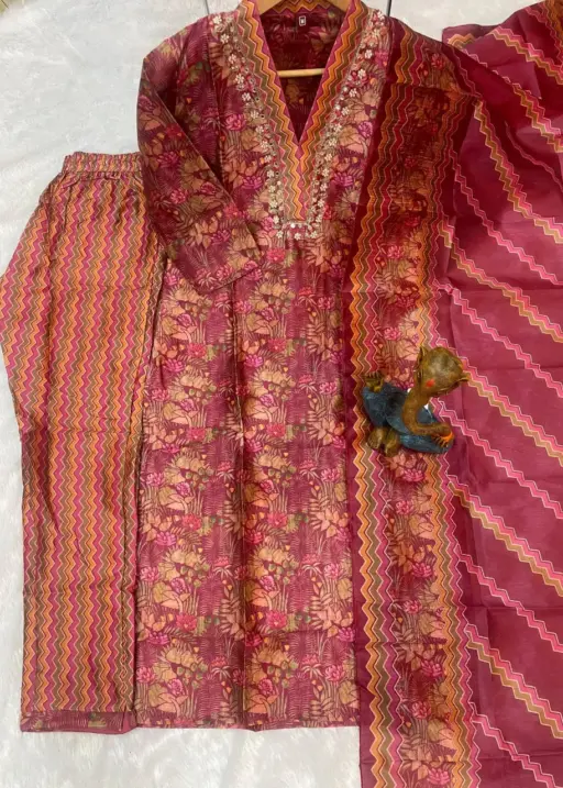 Lila 131 Zarna Silk Digital Printed