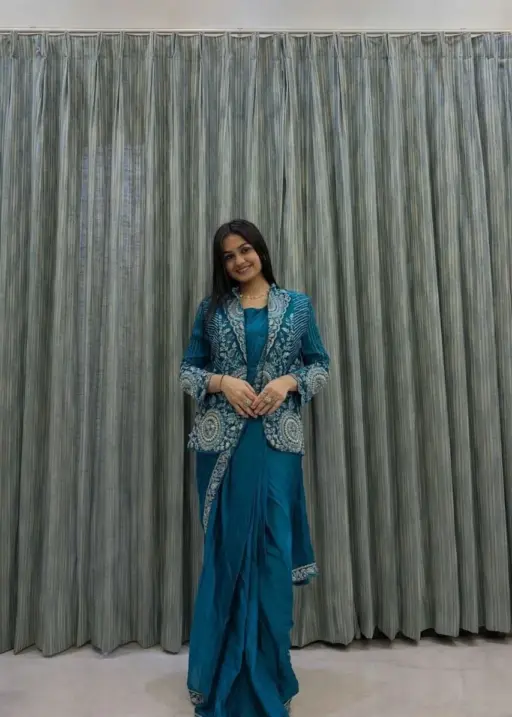 Madhuri 220 Heavy Rangoli Embroidery Ready To Wear