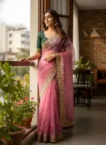 MHV Moh Maya Soft Swiss Organza Party Wear