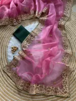 MHV Moh Maya Soft Swiss Organza Party Wear - Image 4