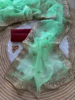 MHV Moh Maya Soft Swiss Organza Party Wear - Image 5