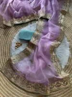 MHV Moh Maya Soft Swiss Organza Party Wear - Image 7