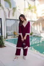 Mohini 9308 Velvet Embroidery Mirror Work Winter - Image 5