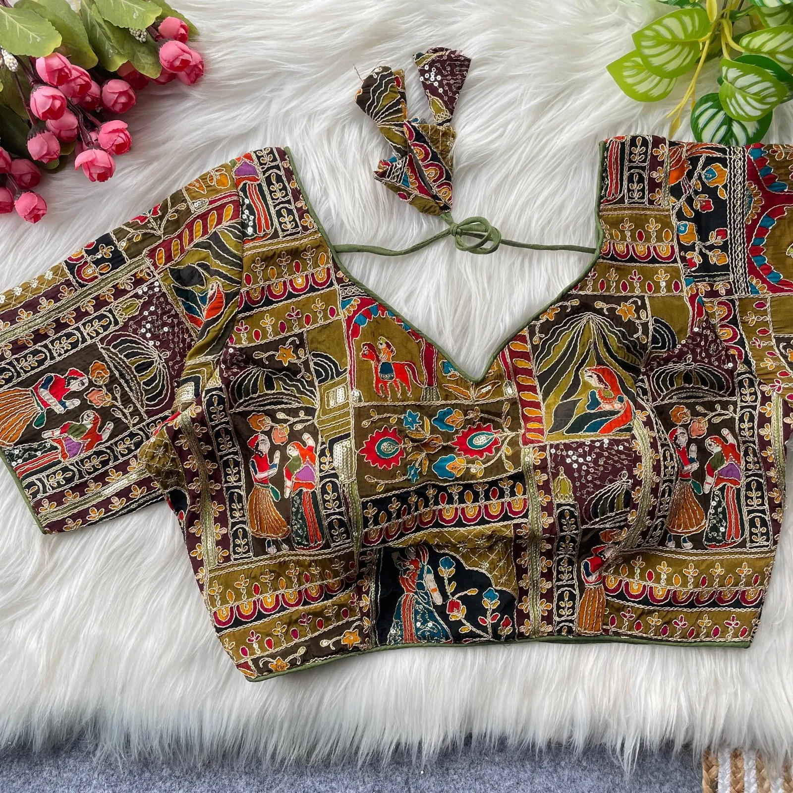 Mrunal Viscose Natural Creap Printed Wedding Mrunal Viscose Natural Creap Printed Wedding - Image 1