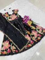 Pari Silk Digital Foil Printed Gown Dupatta - Image 2