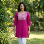 SS2016 Heavy Rayon Thread Short Top - Image 4