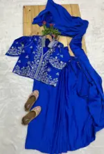 RBC 1121 Malai Silk Designer Ready To Wear - Image 8