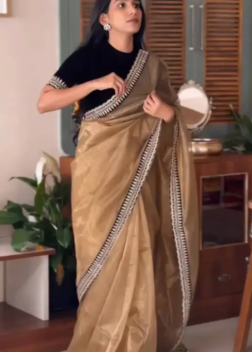 RBC 6034 Soft Twill Net Velvet Lace Border