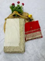 RBC 6035 Cream Soft Smoothy Silk Bollywood - Image 3