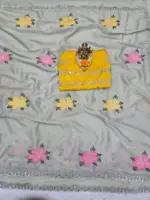 RC1 Vol 92 Rangoli Silk Mirror Work - Image 3