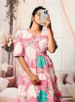 RM Cotton Printed Frock - Image 3