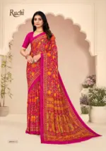 Ruchi Star Chiffon 205 Printed Casual Wear Saree Collection