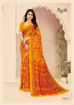 Ruchi Star Chiffon 205 Printed Casual Wear Saree Collection - Image 3