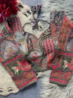 Ruhi Vol 100 Pure Crep Position Printed Bridal - Image 4