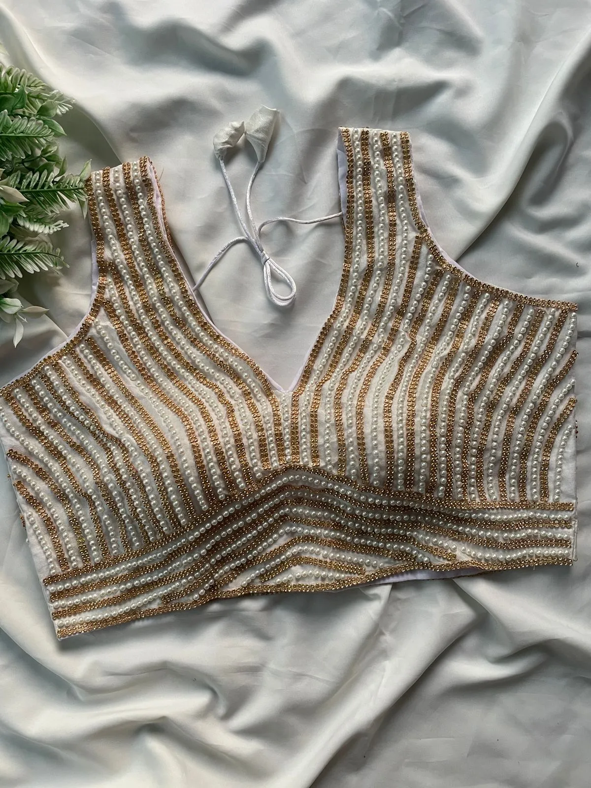 Ruhi Vol 101 Pure Silk Pearl Moti Spaghetti Ruhi Vol 101 Pure Silk Pearl Moti Spaghetti - Image 1