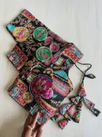 Ruhi Vol 109 Heavy Chinon Position Printed Wedding - Image 3